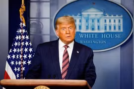 Tổng thống Donald Trump phát biểu tại Nhà Trắng