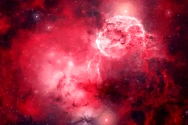 Mãn nhãn tinh vân IC 443 khoe sắc trong vũ trụ 