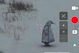 Binh sĩ Nga sử dụng đồ ngụy trang "chim cánh cụt" ở tiền tuyến