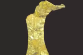 Cổ vật bằng vàng khắc chữ Hy Lạp cổ 