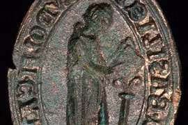 Phát hiện con dấu khắc hình ca trưởng thánh lễ thời Trung Cổ 