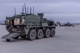 Xe bọc thép M1133. Ảnh do Dane Howard chụp.