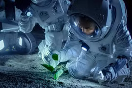 Khoai tây có thể trồng trên Mặt trăng, nhưng cần đến phân giun đất 