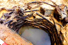 Giếng gỗ thời đồ đồng lộ diện, chuyên gia sửng sốt vì...