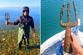 Trục vớt "đinh ba thần Poseidon", giới khảo cổ chấn động
