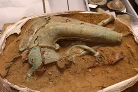 Kỳ lạ kèn chiến thời Đồ Sắt được khai quật tại Norfolk