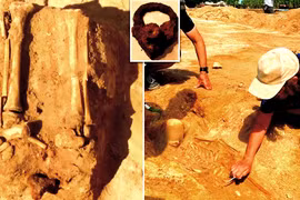  Bí ẩn ổ khóa tam giác ghìm chân hài cốt trong mộ cổ