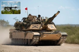 Mỹ tích hợp UAV trinh sát với xe tăng M1 Abrams 