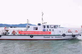 Tàu amoniac đầu tiên trên thế giới chạy thử thành công