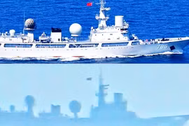 Tàu do thám Trung Quốc ghi lại toàn bộ cuộc không kích Iran của Mỹ