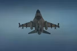 Máy bay tiêm kích F-16 của Ukrainian Air Force.