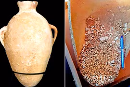 Mở mộ cổ nghìn năm, sốc nặng thấy bình đựng cóc không đầu