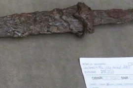 Thanh kiếm hiếm có trong ngôi mộ chiến binh Avar 