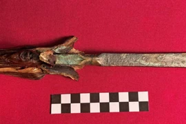 Chiếc đục Thời Đồ Đồng nguyên vẹn khó tin trong hang động cổ