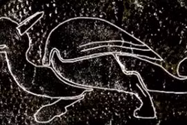 Soi mảnh da cổ, giật mình thấy hình rồng thời Trung Cổ 