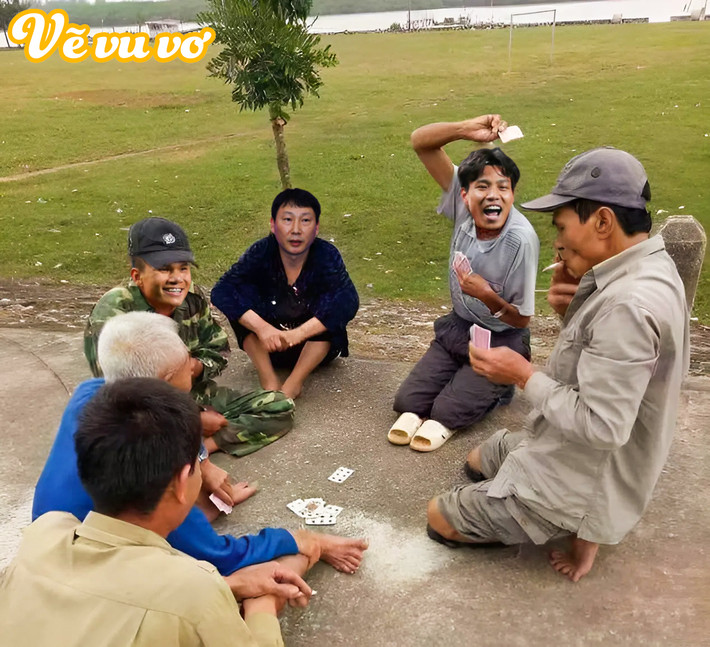 Những ngày Tết thì không thể nào thiếu được hình ảnh các "sòng bài", hình ảnh Văn Thanh, Xuân Mạnh hào hứng ra bìa trong khi HLV người Hàn Kim Sang Sik ngồi bên cạnh khiến netizen không nhịn nổi cười.