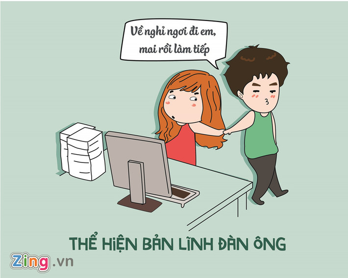 Chẳng phải con trai luôn muốn thể hiện bản lĩnh, khí phách đàn ông đó sao? Thoải mái thể hiện đi, hãy để các cô gái có cảm giác mình được che chở và bảo vệ bởi một chàng trai có bản lĩnh.