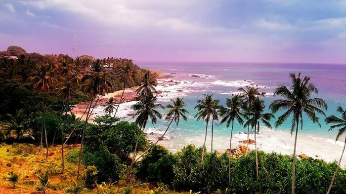 Sri Lanka: là một hòn đảo nhỏ xinh đẹp của quốc gia nổi tiếng với những điểm đến trăng mật này ở châu Á. Vùng đất đá bao gồm rừng mưa nhiệt đới, động vật hoang dã và những bãi biển tuyệt vời nhưng không kém phần thú vị tạo nên một điểm trăng mật thư giãn và trẻ trung. Tới đây du khách có thể đi thăm ngọn núi cao nhất Sri Lanka có tên Adam’s Peak và nhiều bãi biển đầy màu sắc, thanh bình chính là một trong những điểm thu hút các cặp vợ chồng mới cưới.