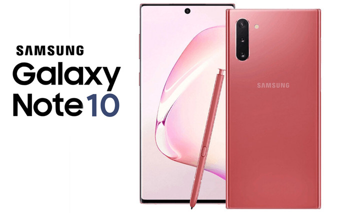 Và lần này, Galaxy Note 10 sẽ là chiếc máy tiếp theo được Samsung rót những giọt mật tươi mới lên thiết kế, với nhiều màu tùy chọn, trong đó có màu hồng – đỏ mới cực kỳ hấp dẫn. Lớp sơn này được phủ lên toàn bộ mặt lưng và 4 cạnh viền máy. Ngay cả chiếc bút S pen cũng được tô hồng đúng điệu.
