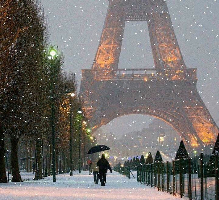 Paris (Pháp): Mặc dù nước Pháp đang trải qua những ngày hỗn loạn bởi cuộc biểu tình ở Paris, vẻ đẹp nên thơ của kinh đô ánh sáng vào mùa đông vẫn không thay đổi. Thời điểm này, tuyết không rơi dày ở Paris như hồi đầu năm nhưng nhiệt độ vẫn thấp, chỉ khoảng âm 5 đến âm 1 độ C. Khắp các con phố ở thành phố hoa lệ được chăng đèn sáng rực vào buổi tối để chào đón ngày lễ Giáng sinh sắp tới. Ảnh: Sohr_rf.