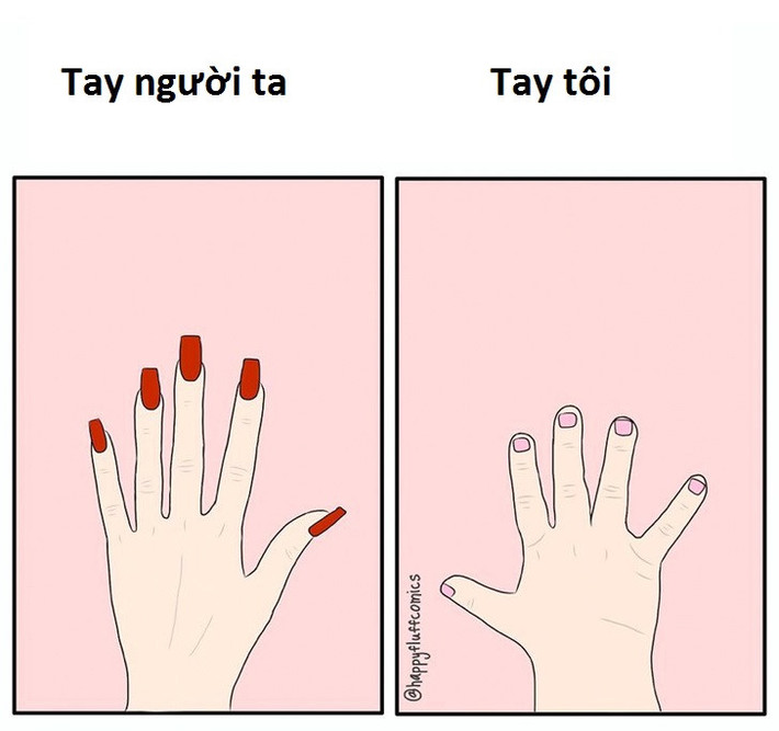 Hầu hết hội chị em đều thích làm móng. Tuy nhiên, thực tế, nhiều cô nàng quyết định sẽ không bao giờ làm vì hai lý do cơ bản: Không tự tin vào bàn tay của mình hoặc lười giữ gìn bộ móng mới.