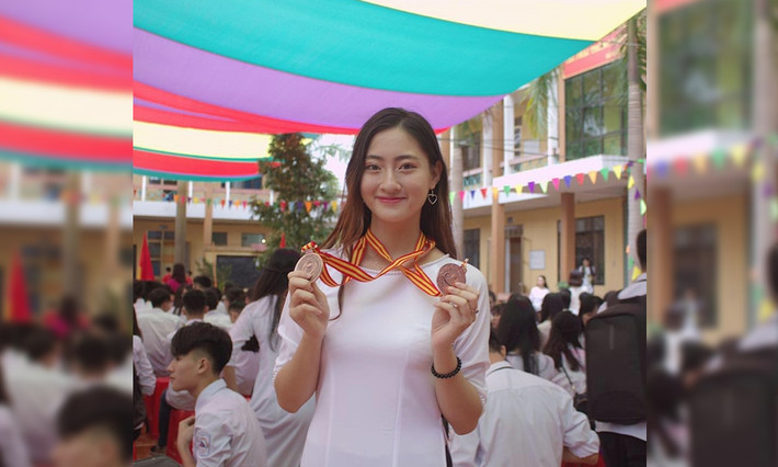 Tân Hoa hậu Thế giới Việt Nam 2019 Lương Thùy Linh sinh năm 2000 tại Cao Bằng. Cô hiện đang là sinh viên năm hai Đại học Ngoại thương. Những năm cấp 3, Thùy Linh theo học tại lớp chuyên Toán, trường THPT Chuyên Cao Bằng. Trong suốt 12 năm học, cô đều đạt danh hiệu học sinh giỏi và nhiều thành tích học tập đáng nể.