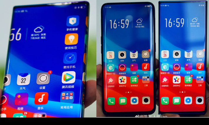 Cách tiếp cận này được cho là “vừa giống mà lại không giống” Samsung. Cũng vẫn là màn hình cong hai bên, nhưng Oppo đã xử lý thiết kế hoàn toàn khác. Cạnh trái và cạnh phải của màn hình trên mẫu máy cong tới 88°, cho phép tỷ lệ hiển thị được đẩy lên rất cao, so với tỷ lệ hiển thị thường thấy của các mẫu máy đang có trên thị trường.