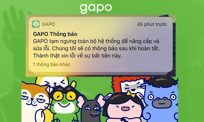 Cho tới sáng 24/7, người dùng mới vẫn có thể đăng ký tạo tài khoản và truy cập mạng xã hội Gapo, nhưng gặp phải rất nhiều lỗi. Hiện Gapo.vn phiên bản web không thể hoạt động, Gapo chỉ làm việc trên ứng dụng nền tảng iOS và Android.