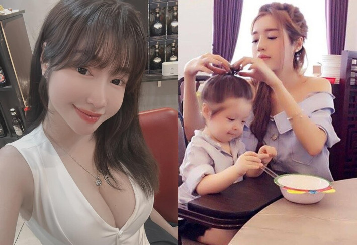 Cô nàng hiện tại làm mẹ đơn thân của nàng công chúa và hoàng tử lai cực đáng yêu. Thỉnh thoảng cô nàng đăng tải hình ảnh 2 con lên trang cá nhân và nhận về sự quan tâm của người hâm mộ.