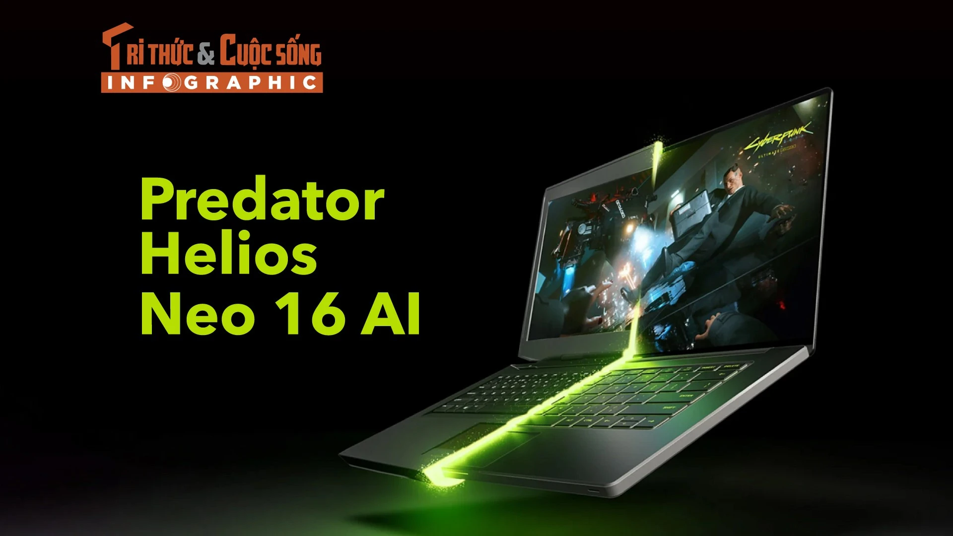 [INFO] Predator Helios Neo 16 AI, Laptop gaming RTX 5060 tối ưu cho game thủ 