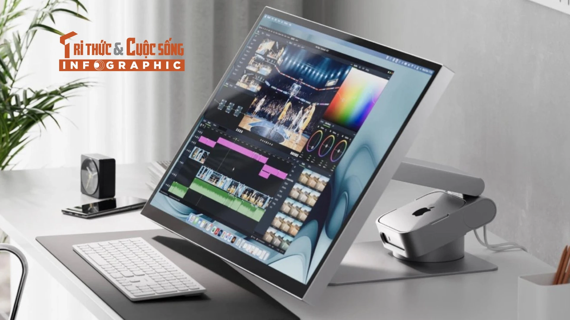 Màn hình Alogic Aspekt Touch 32, biến Mac Mini thành all-in-one cảm ứng