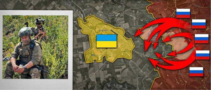Theo kênh Suriyakmaps, trên mặt trận Chasov Yar và Konstantinovka: Trong 6 ngày qua, RFAF đã có những bước tiến đáng kể về phía tây Predtechyne và dọc theo đường cao tốc H-32, kiểm soát một loạt hệ thống chiến hào cho đến vùng ngoại ô phía đông của thành phố Konstantinivka, tiến đến nghĩa trang và tiếp cận các nhà nghỉ Metallurg.
