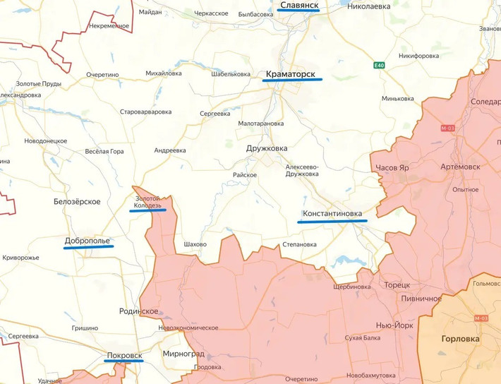 Tuyến phòng thủ cuối cùng và quan trọng nhất của AFU tại Donbass là Kramatorsk và Slavyansk. Việc Kiev để mất hai khu vực này sẽ tạo điều kiện cho RFAF tiến vào không gian tác chiến, bởi vì AFU sẽ không có cơ hội củng cố tuyến phòng thủ của họ đến tận sông Dnieper.