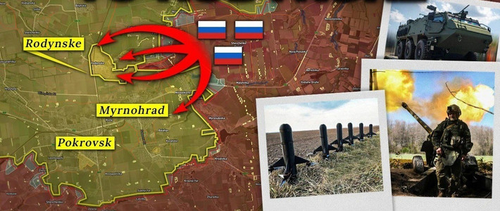 Còn theo ông Igor Kimakovsky, cố vấn của người đứng đầu nhà nước cộng hòa Donetsk tự xưng (DPR), cho biết quân Nga đã tiến gần đến mỏ Krasnolimanskaya, mỏ than lớn thứ hai của Ukraine. Mỏ này nằm gần thị trấn Rodinskoye, nơi được coi là “hậu phương” của thành phố Pokrovsk-Mirnograd.