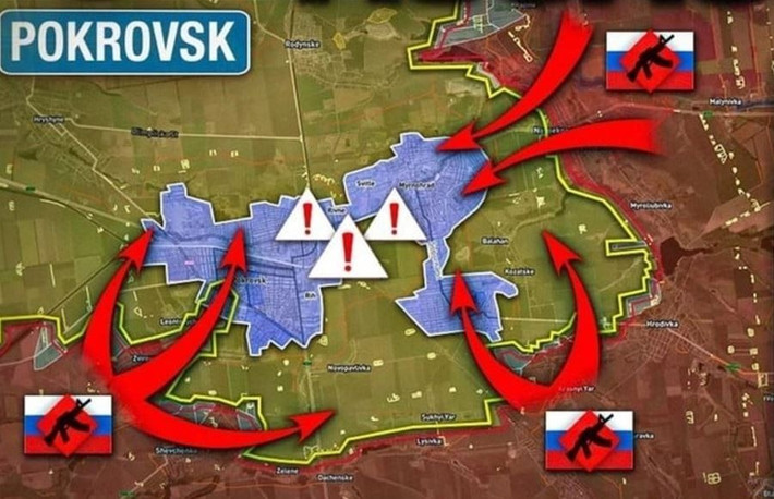 Chiến tranh hai mặt trận: Nếu quân đội Nga tấn công hai thành phố “song sinh” (Slavyansk và Kramatorsk) từ phía bắc, quân đội Ukraine phải lựa chọn giữa tỉnh Dnieper và hai thành phố song sinh. Chuyện này giống như một quả trứng sống - dù bóp thế nào thì nó cũng sẽ rất dễ vỡ.