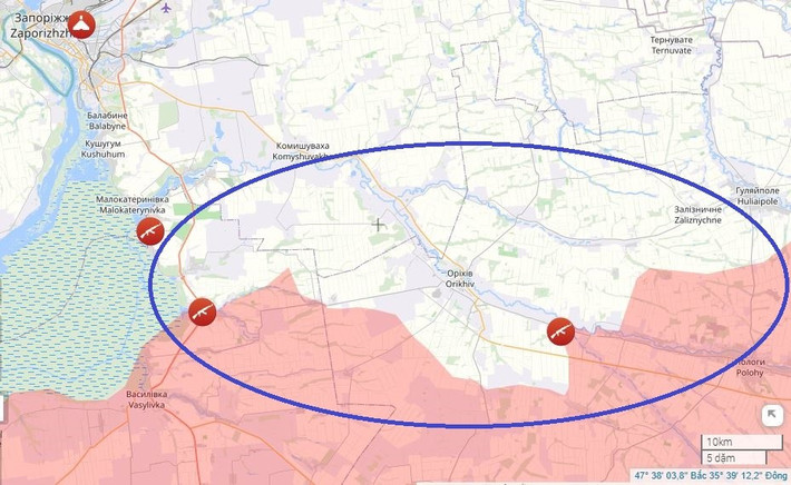 Tình hình ở mặt trận gần Orikhiv, tỉnh Zaporizhzhia, nơi từng là trung tâm của chiến dịch phản công mùa hè năm 2023 của quân đội Ukraine (AFU), đã leo thang nhanh chóng. Theo phía Ukraine, lần đầu tiên sau ba năm, quân đội Nga (RFAF) đã phát động một cuộc tấn công quy mô lớn vào khu vực này của mặt trận, dọc theo toàn bộ tuyến tiếp xúc trong khu vực.