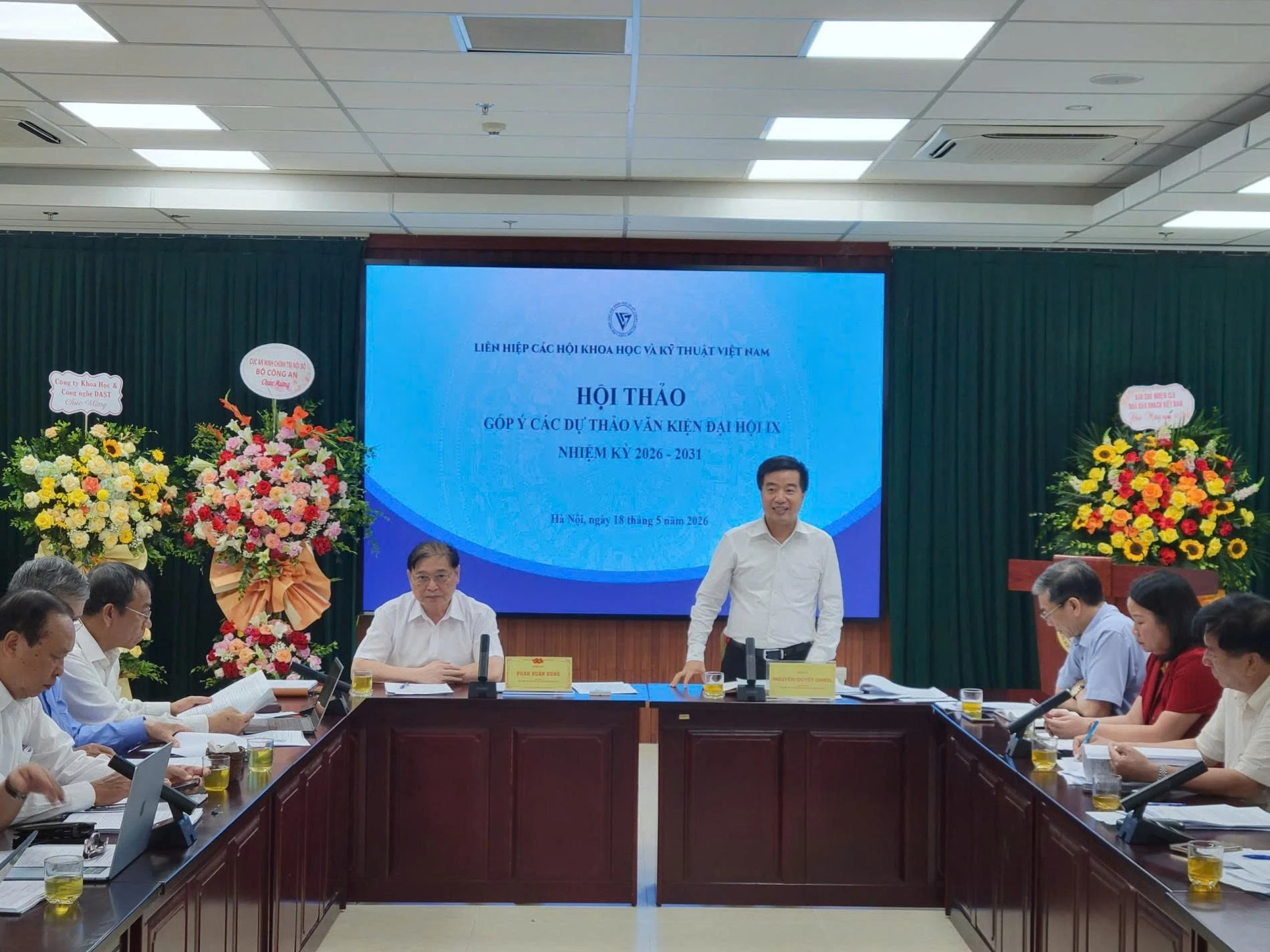 Trước thềm khai mạc Đại hội Đại biểu toàn quốc Liên hiệp các Hội Khoa học và Kỹ thuật Việt Nam lần thứ IX 