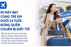 [INFOGRAPHIC] Đi mấy bay cùng trẻ em dưới 14 tuổi, đừng quên giấy tờ này!