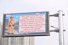[GALLERY] Hà Nội sắp vận hành 36 màn hình LED thông báo ùn tắc, ngập úng