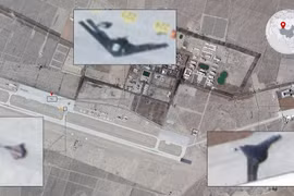 UAV tàng hình khổng lồ của Trung Quốc cùng góp mặt tại căn cứ bí mật