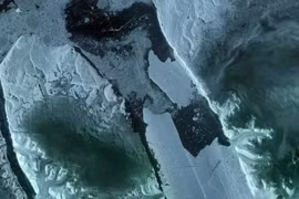 Đảo băng to cỡ thành phố Mahathan vừa tách rời khỏi Greenland