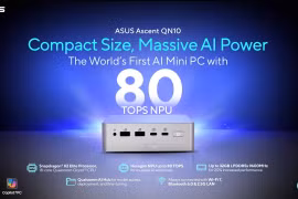 Asus tung Mini PC chuyên AI cục bộ với chip Snapdragon X2 Elite 18 nhân