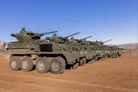 Mỹ lột xác, tăng uy lực cho xe bọc thép Stryker bằng pháo mới