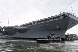 Mỹ tiết lộ bất ngờ vai trò mới của siêu tàu sân bay USS Gerald R.Ford