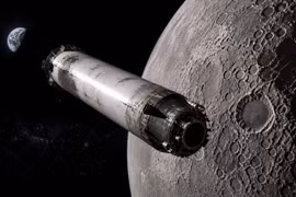 Tên lửa của SpaceX đi lạc có thể va chạm với Mặt Trăng
