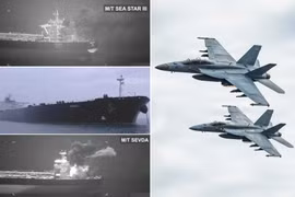 Mỹ thả bom vào ống khói tàu chở dầu Iran, Hormuz "đỏ lửa"