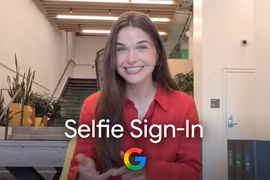 Google mở tính năg cho phéo đăng nhập bằng video selfie