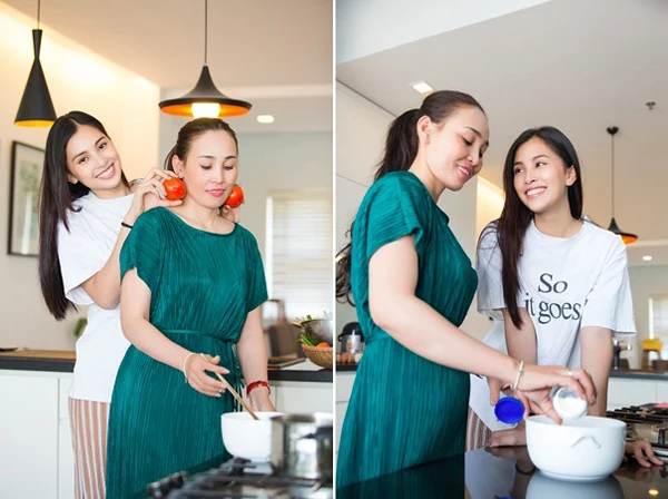 Mẹ ruột Hoa hậu Tiểu Vy: Chủ spa, trẻ trung, năng động