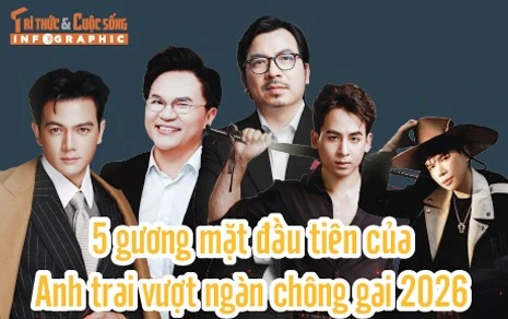 [INFOGRAPHIC] 5 gương mặt đầu tiên của Anh trai vượt ngàn chông gai 2026