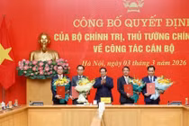 Thủ tướng Chính phủ bổ nhiệm lãnh đạo các bộ, cơ quan trung ương